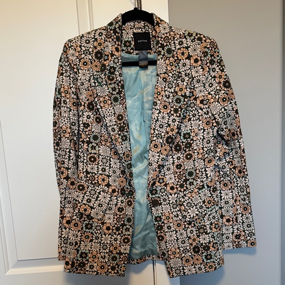 Smythe Jackets & Blazers - Smythe Lounge Blazer in Graphic Floral Women's Blazer